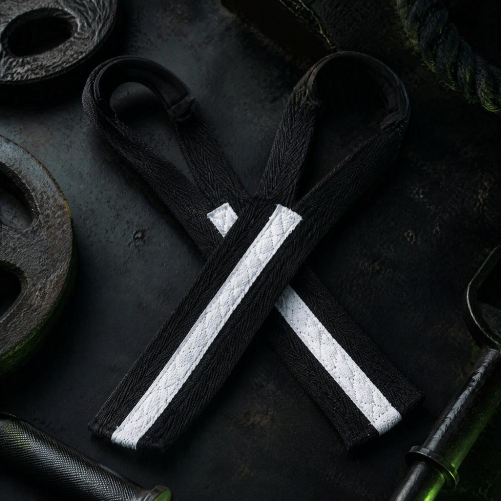 2pcs Neoprene Weightlifting Wrist Strap Polyester-Cotton Blend Grip Strap  Gym Training