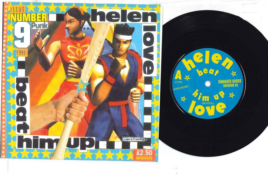 7inch Record HELEN LOVE - Beat Him Up / Super Boy Super Girl DAMGOOD89 DAMAGED GOODS 1995 UK Rock Used