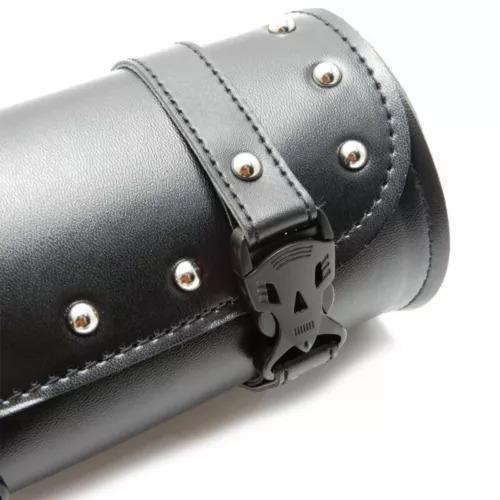 Universal Motorcycle Bike Tool Bag Luggage Handle Bar Round Barrel Storage Pouch