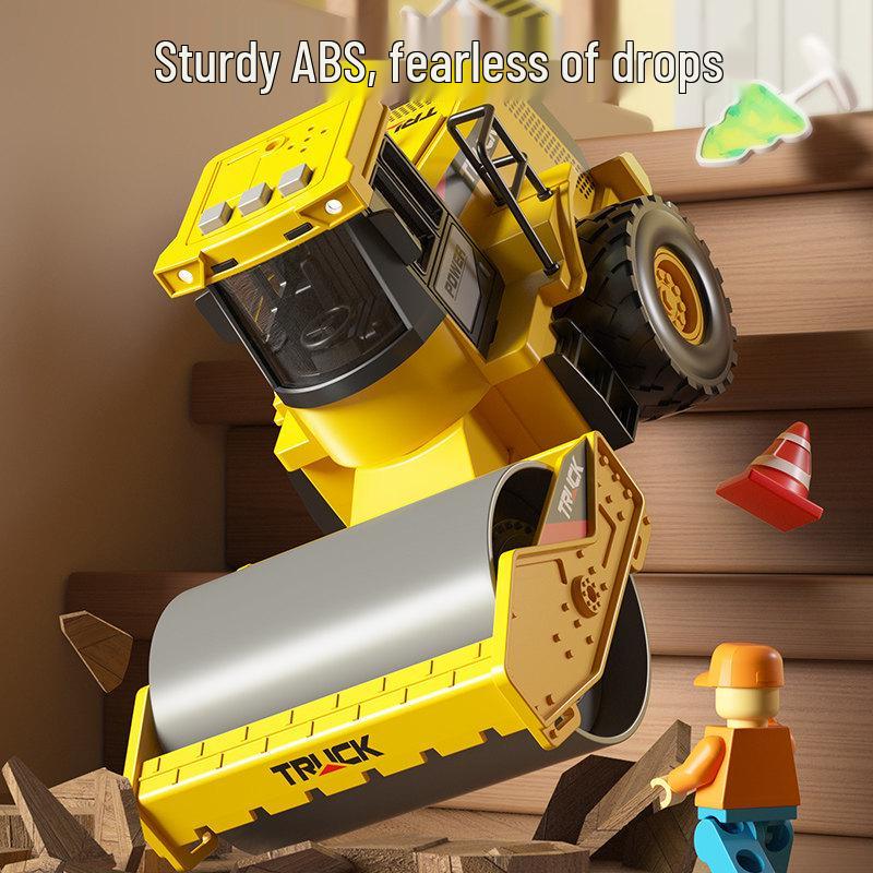 Extra Large Alloy Engineering Toy: Roller, Excavator, Bulldozer, Loader for Boys Aged 2-3 Years