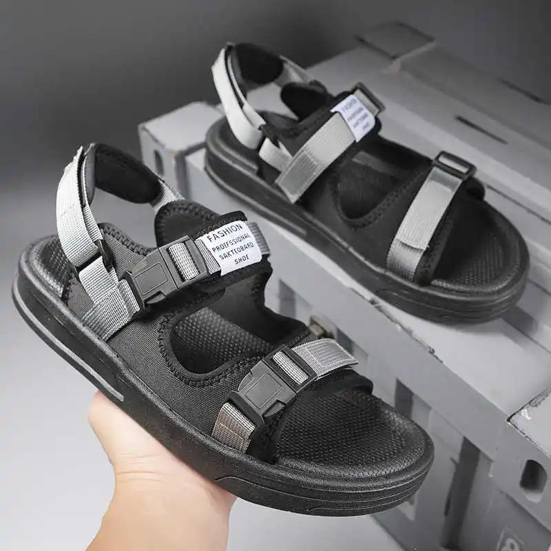 Fashion Ventilation Sumer Mule Sandal Blue Sneakers Man Shoes Hawaiian Slipper Sports Tenus Deadlift Order Luxe Krasovka Temis