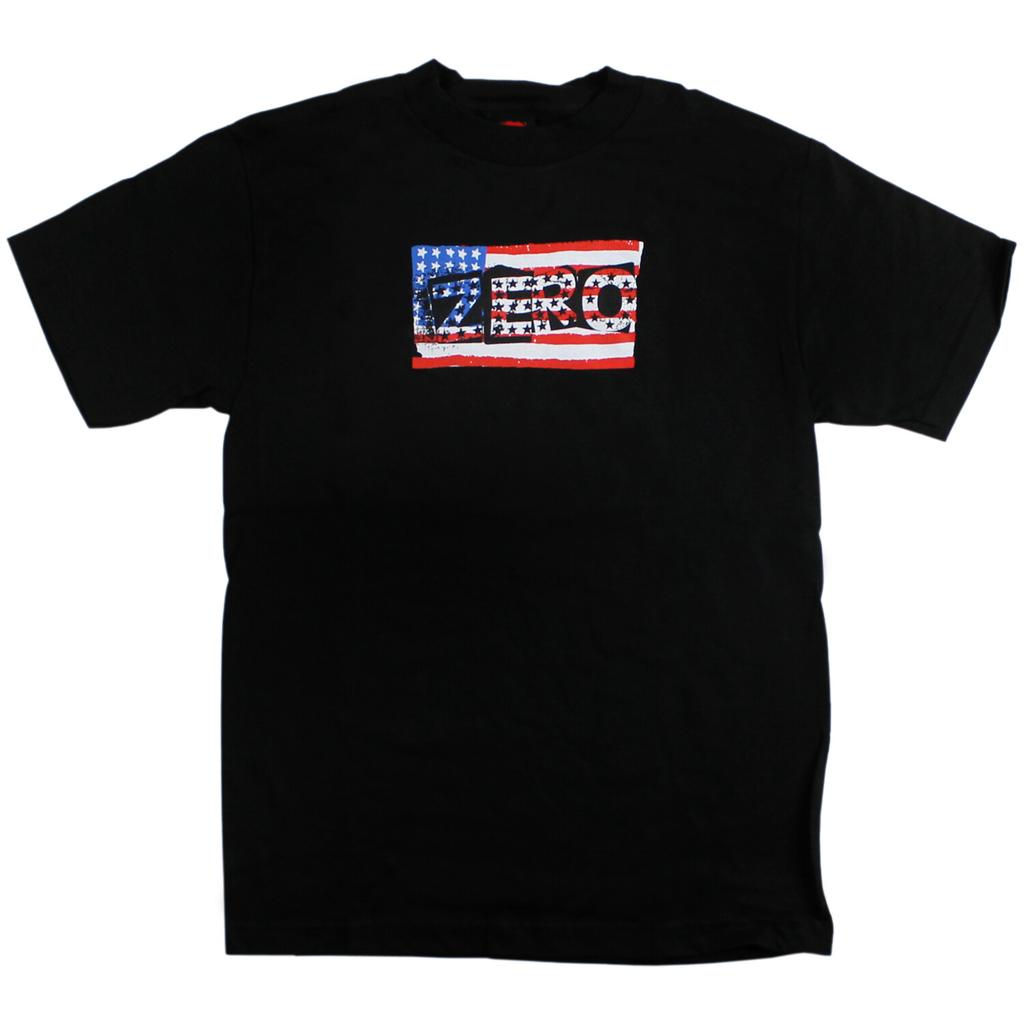 New Zero Skateboards American Punk T-Shirt Black