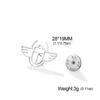 Lucktune Edelstahl Metall Pin Brosche Hexenknoten Flugzeug Ankh Kreuz Lebensbaum Broschen Für Männer Damen Hemd Abzeichen Geschenk