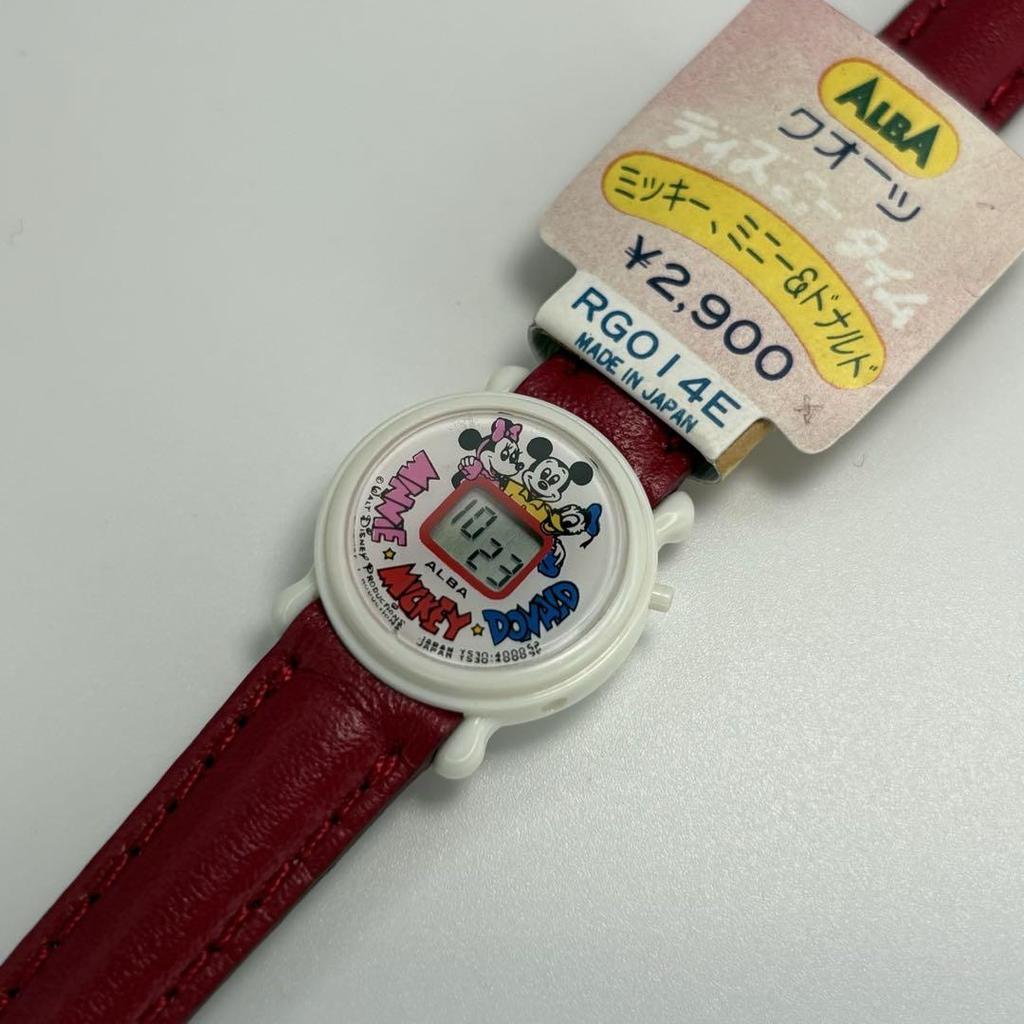 [USED] SEIKO Alba Disney Time Digital Watch with Replaced Battery