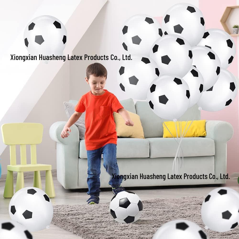 Ballons de Football Coupe du Monde 12 Pouces pour Décoration d'Événement