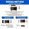 12V-24V Inline Power Cord Switch 30A Junction Box Auto Accessories Marine Rocker Switch