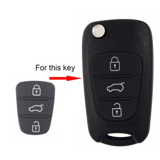 

Сменный 3-кнопочный универсальный автомобильный чехол для дистанционного ключа-брелок для Hyunori