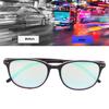 Red Green Blindness Glasses Color Blind Corrective Glasses Black Red Frame Lightweight Sunglasses with Test Map for Driving
