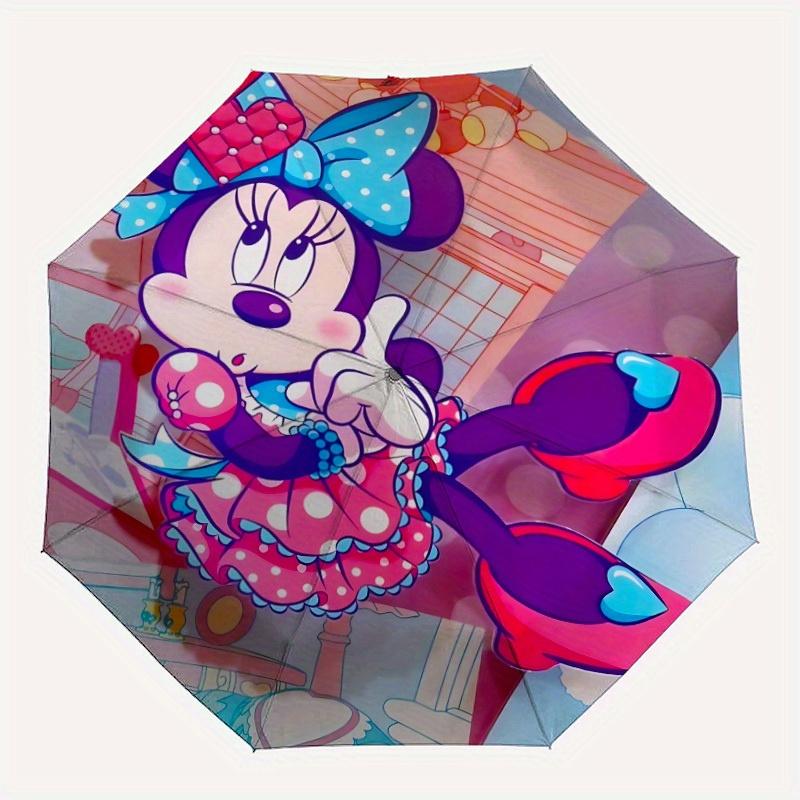 

1pc Minnie Automatic Folding Umbrella, Compact Portable Travel Umbrella, Perfect Gift for Friends yy250806045