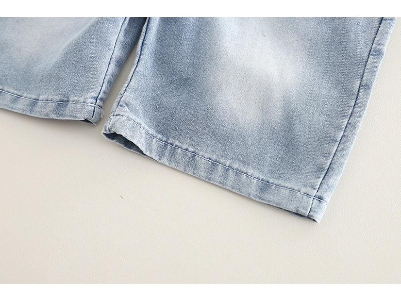 2025 Boys' Summer Two-Piece Car Outfit: Short-Sleeved Top & Shorts