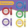 Rotatable Sensory Hand Ring Toys Silicone Material Silent Decompressors Bracelet  Kids Use