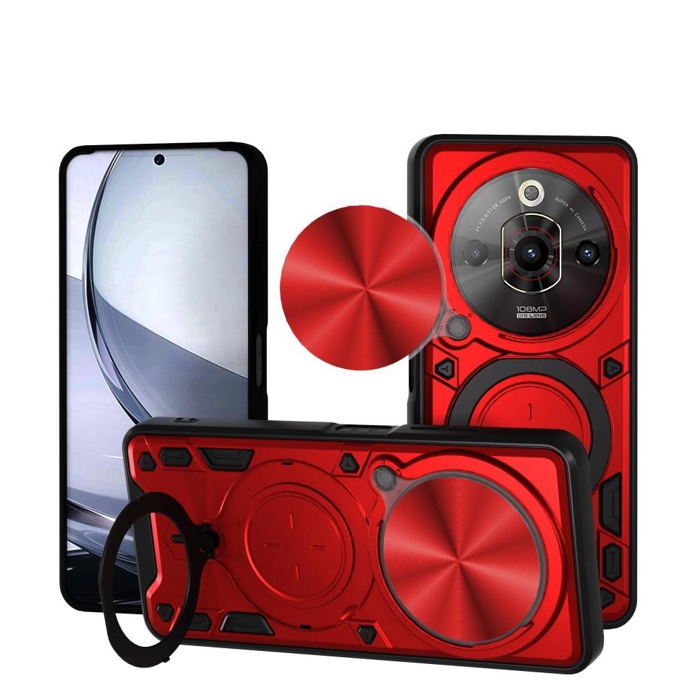 

Для чохла Nubia Focus Pro 5G з магнітним кільцем-підставкою та захистом камери, чохол для телефону для ZTE Nubia Focus Pro 5G Capa Funda ZTE nubia Focus Pro червоний