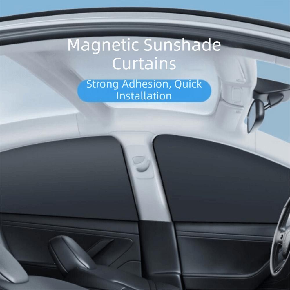 2/4Pcs Blackout Car Window Covers Magnetic Car Privacy Curtains Car Window Sun Shade  Baby Care