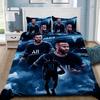 Modisches Fußball-Superstar N-Neymar Bettwäscheset 3D-bedruckter Bettbezug Bettwäscheset Weich King Full Size Bettwäscheset Für Jungen