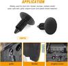 8mm Plastic Rivets Fasteners Screw Car Fender Bumper Screws Clips Rivets Auto 8mm Hole Plastic Push Pin Clip Car Accessories