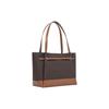 New MICHAEL KORS Canvas Tote Bag, Shopping Bag, Handbag, Shoulder Bag Women's Brown 35S3G6RT3B-200