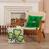 Clover Printed Throw Pillow Cover St. Patrick's Day Decorative Sofa Throw Pillow Cushion