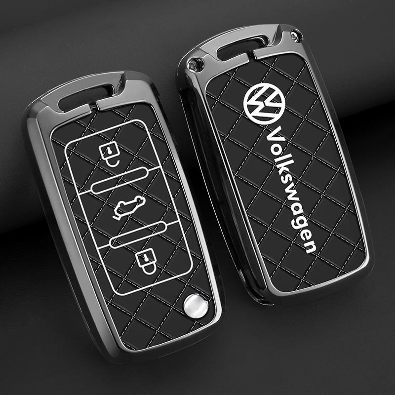 Pentru VW Carcasă Cheie de la Distanță Carcasă Coajă Pentru Volkswagen VW Polo Tiguan Golf Jetta Beetle Eos Scirocco Up Transporter Sharan Acce