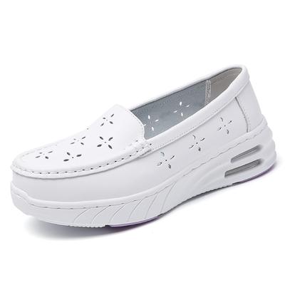 Beita Sports Genuine Leather Nurse Shoes, Soft, Standing Sneakers for Women, Walking and Casual Shoes, Air Cushioned, Lightweight, Odor-Resistant, Non