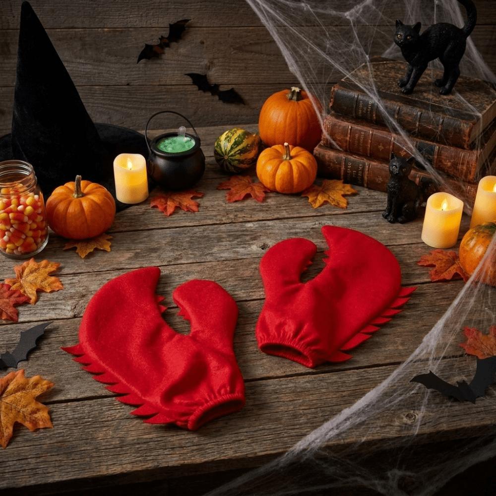 Cartoon Crab Pliers Gloves Creative Dress Up Mitten Creative Halloween Costume Masquerade Party