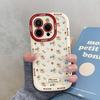 Temperament Small Floral for Apple 16 Promax Puff Shell for IPhone 15 New Style 14 Creative 13 Cartoon Anti-fall