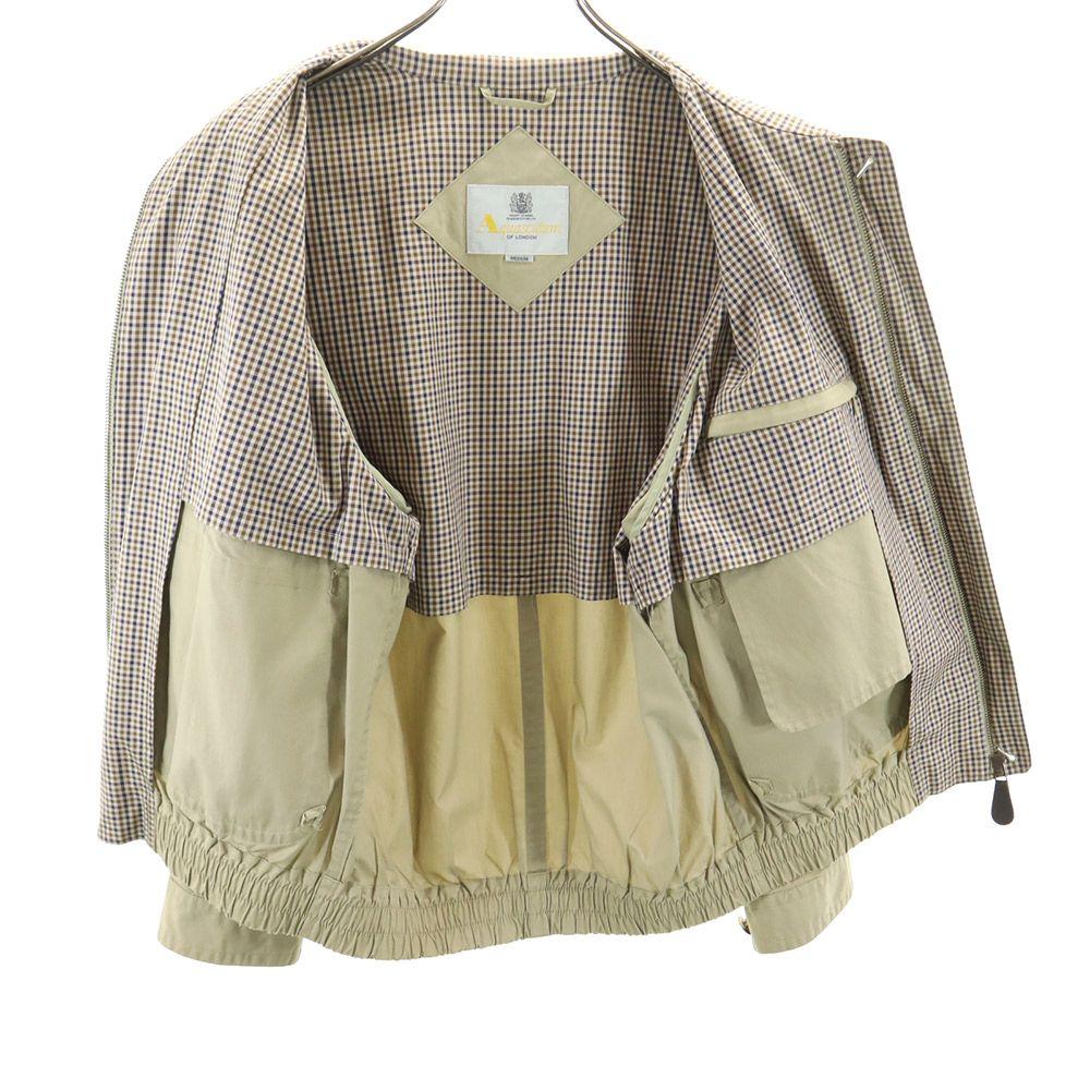 Aquascutum 90s Made In Japan Old Swing Top M Beige Men's Used