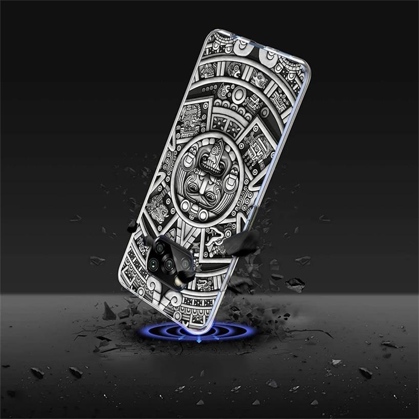 Mayan Stone Totem Pole Phone Case For Xiaomi Poco X7 X6 X5 Pro F7 Ultra Redmi 15C 15 13 13C 12 12C 10 10A 10C 9 9A 9C 9T Cover P
