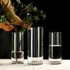 Zylindervase Blumenvase Transparent Glasvase Hydrokultur Pflanzvase Nordische Blumenvase Heim Wohnzimmer Tischdekoration Geschenk