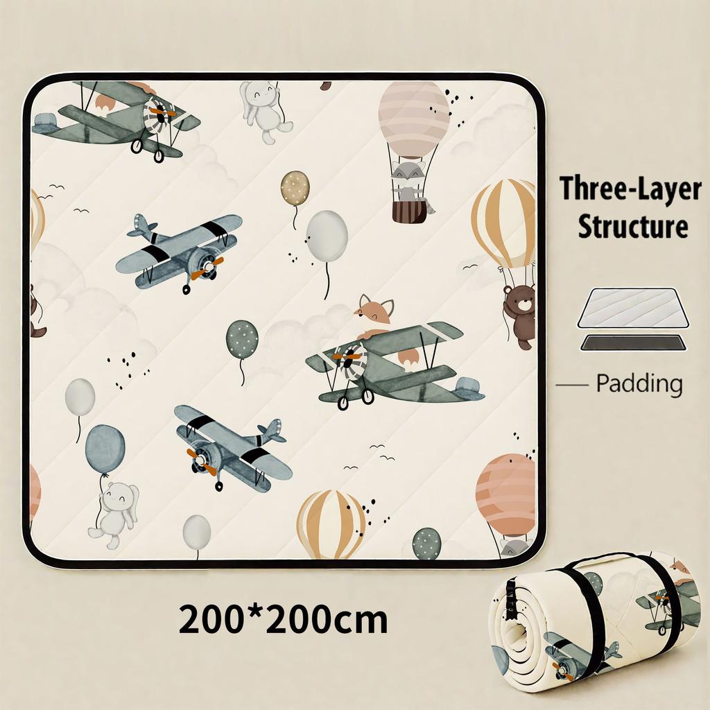 Picnic Mat Moisture-proof Mat Summer Thickened Field Camping Beach Spring Outing Waterproof Mat Floor Mat Outdoor Tent Floor Mat