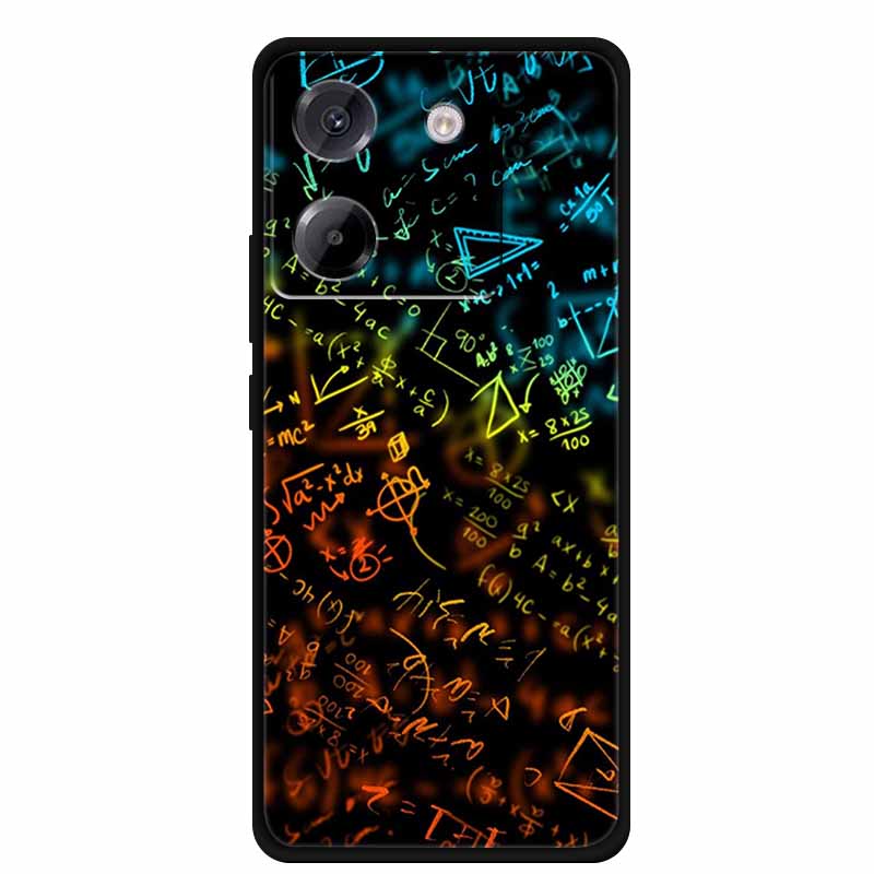 For Xiaomi Poco M7 Pro 5G Case Cartoon Painting Style Soft Silicone TPU Back Cover Cases for Poco M7 Pro 5G Shockproof Cover New
