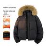 VUUG Unisex 2025 Winter Thickened Hooded Fur-Collar Parka