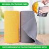 20 Pieces, Towel Roll Cleaning Cloth, Reusable, Kitchen Dishwashing Towel+washing Pad, Universal Dishwashing Cloth, Basic Multifunctional Cleaning