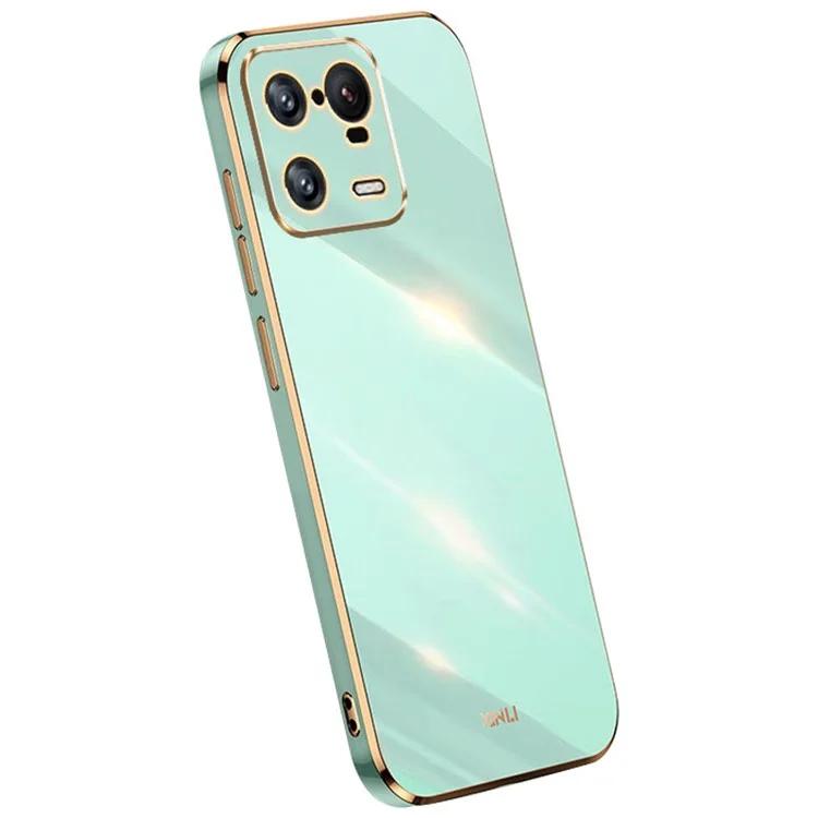 

Чехол для телефона XINLI с гальваническим покрытием из ТПУ для Xiaomi 13 Pro 5G, задняя крышка, полная защита объектива камеры