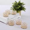 Crystal Beads Candle Holder for Home Decor and Wedding Celebration