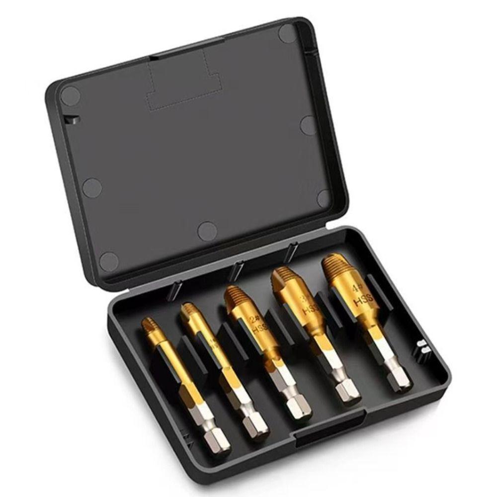 Sechskant-Schraubenausdreher-Satz Gehärteter Stahl Easy Out Bohrer Werkzeug Defekter Bolzenentferner Defekte Schrauben