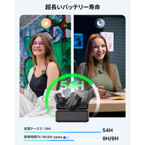 BOYA BOYAMIC2 Wireless Pin Microphone, Type-C & Lightning Compatible, Compatible with iPhone 16 Series, Android & iPhone, USB-C, Instant Connection, N