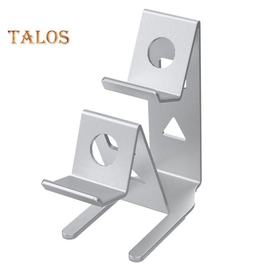 

Подставка для геймпада для Switch для PS5 для PS для Xbox Подставка-держатель для геймпада Металлическая конструкция для настольной подставки для контроллера с нескользящими накладками серебряный серый