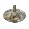 Table D'appoint En Aluminium Et Marbre Marron (51 X 51 X 51 Cm) - Blanc