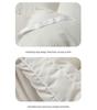 Solid Color Soft Cotton Quilt Mattress Sheet for Full Bed - Skin-Friendly and Ideal for Dorms