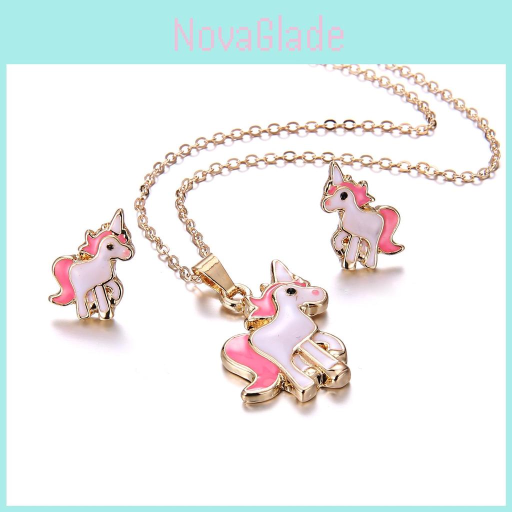 Cute Animal Necklace Set European And American Hot Selling Alloy Jewelry Set