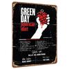 Green Day American Idiot Albumhoes Custom Metal Blikbord Wanddecoratie voor Muziekfans