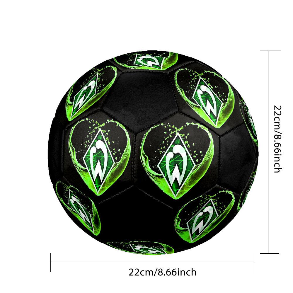 Balón de Fútbol SV Werder Bremen Talla 5 Colorido Cosido a Máquina PVC Listo para Competición Duradero Alto Rebote