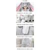 Yordearly Animal Panda Kigurumi Pajama Costume for Adults, Perfect for Cold Weather (Rabbit, Size L)