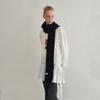 Winter Knitted Wool Scarf For Women Warm Shawls Wrap Scarves Solid Color Design Thick Soft Cashmere Pashmina Neckerchief Poncho