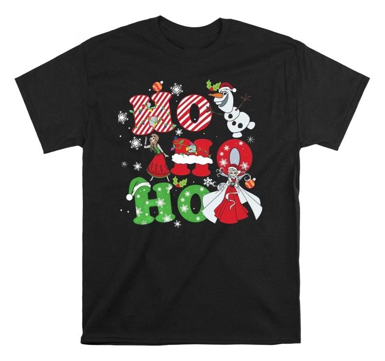Elsa Anna Frozen Christmas TShirt Size S 4xl S