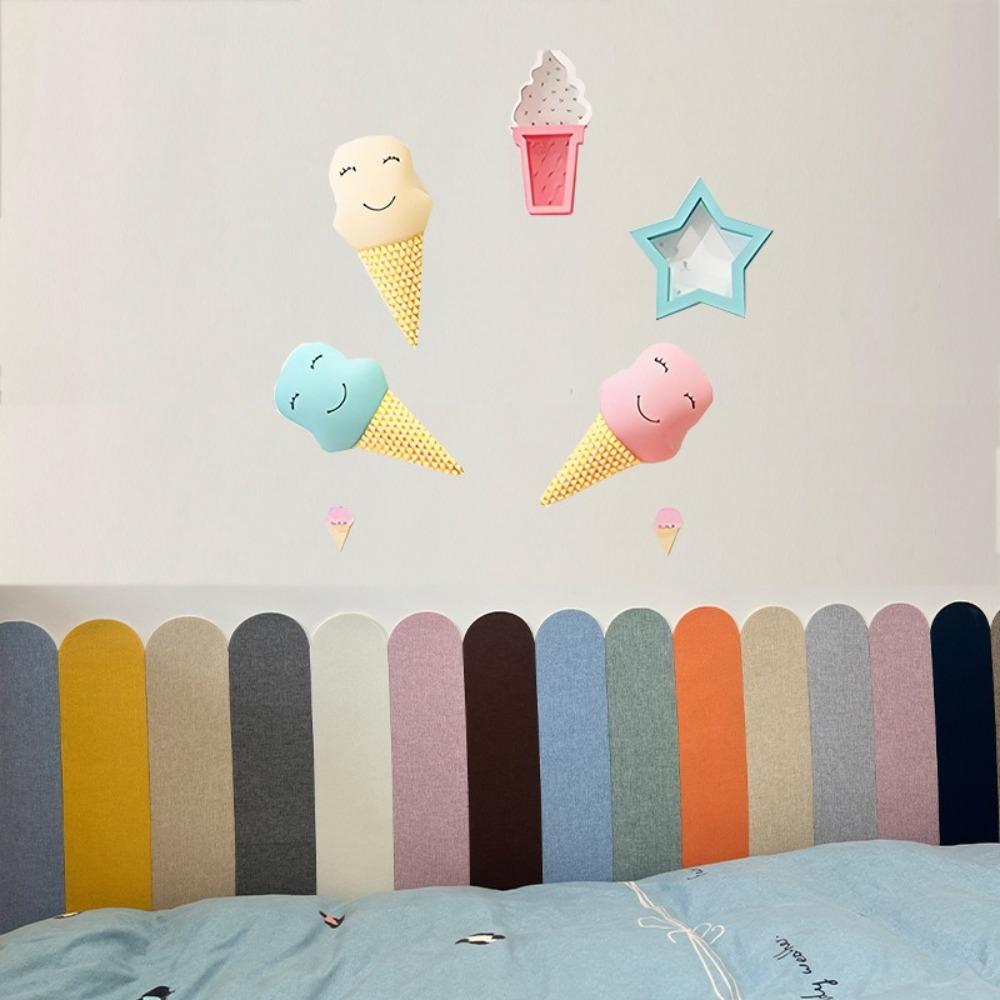 Moisture Resistant Wallpaper Self-adhesive Wall Decoration New Cushion  Kids Bedroom