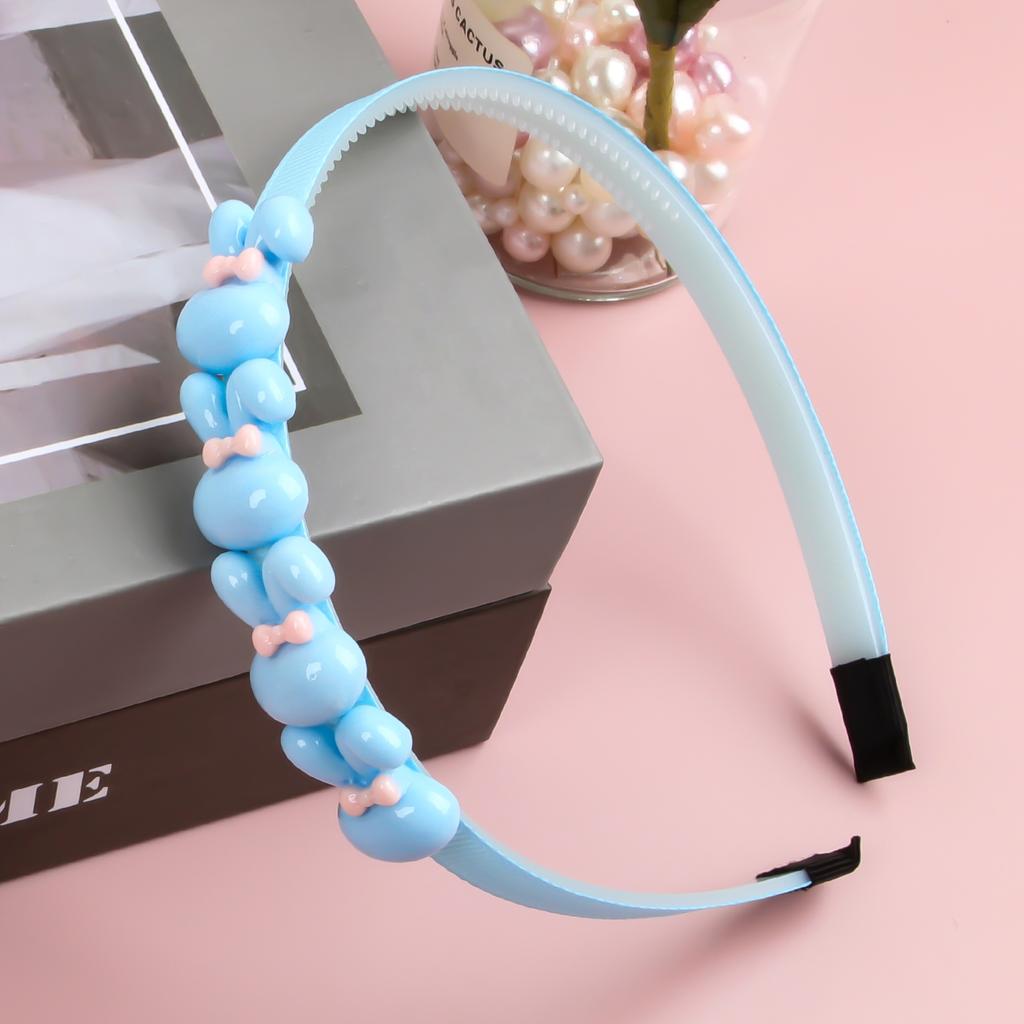 1pc Cute Girls Rabbit Headbands Candy Color Plastic Hairbands Headband Children Kids Party School Hair Accessories