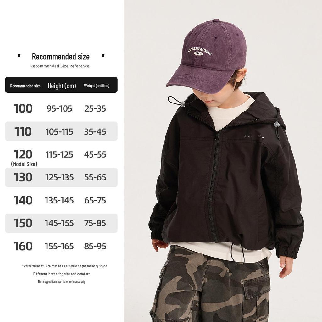 Boys' Autumn Hooded Softshell Windbreaker Jacket 2025 - Fairy Tale Memories Collection