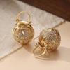 Retro Colorful Court Style Earrings - Light Luxury & Elegant Design