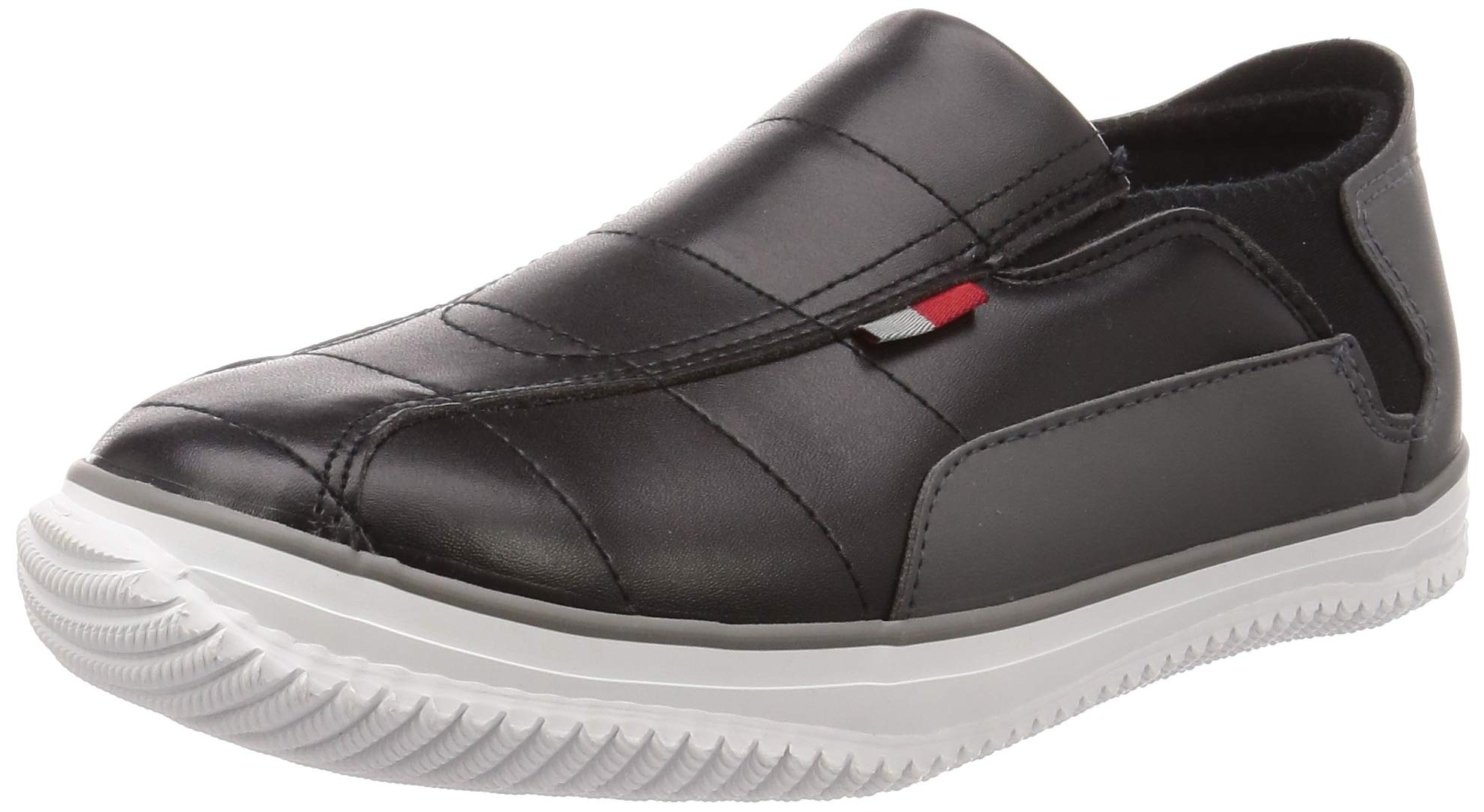 

K-WORK Safety Sneakers with Heel Tucks, Toe Cap, Safety Peco SS3-BK-LL, Men s, Black, Sizes 26.5-27.0 cm